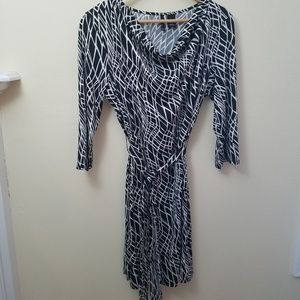 New Directions Petite Dress 3/4 Sleeve